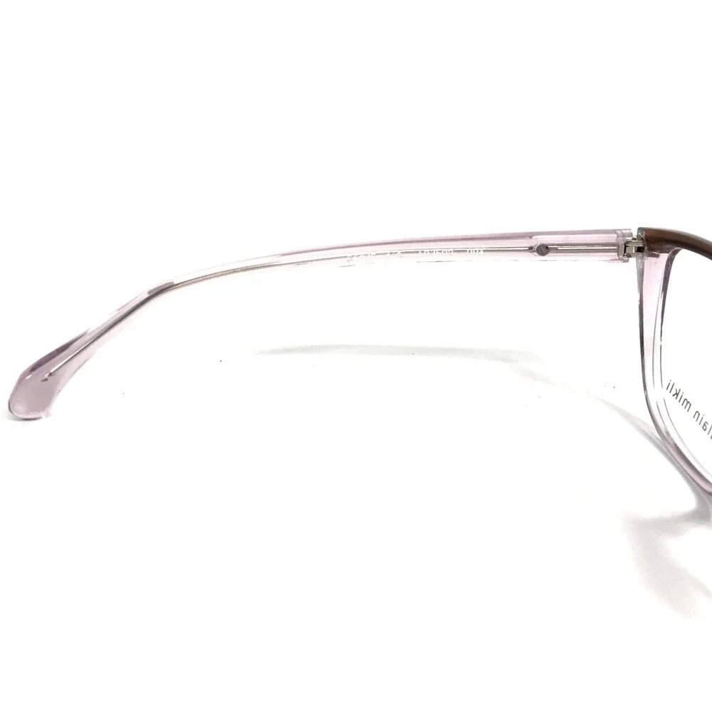 Alain Mikli Eyeglasses Frames A03502 004 Transparent Purple Brown 54-15-140
